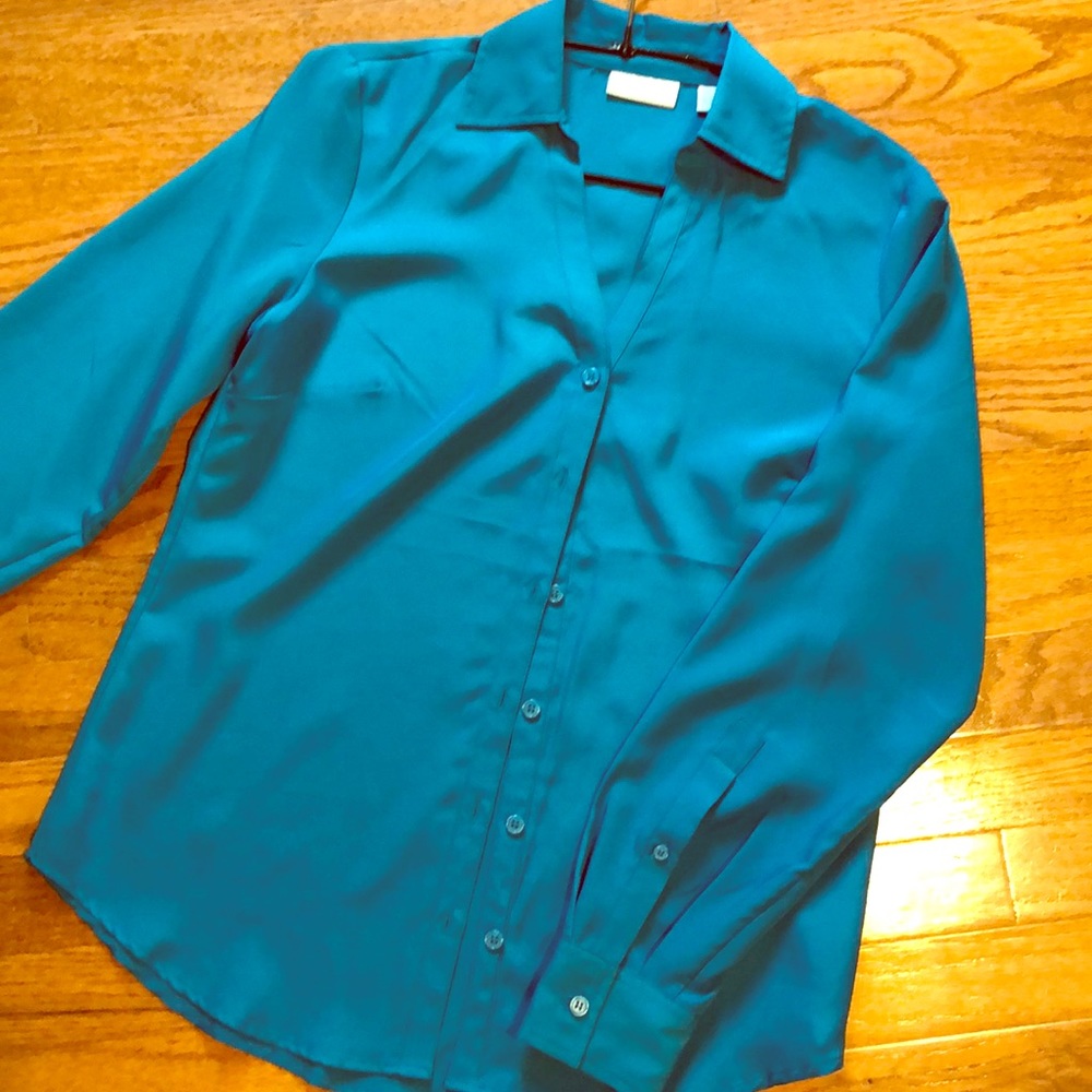 Satin NY&Co button down Blouse